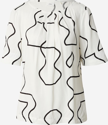 s.Oliver BLACK LABEL Blouse in White: front