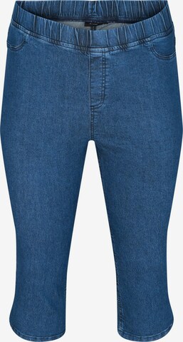 Zizzi Jeans in Blauw: voorkant