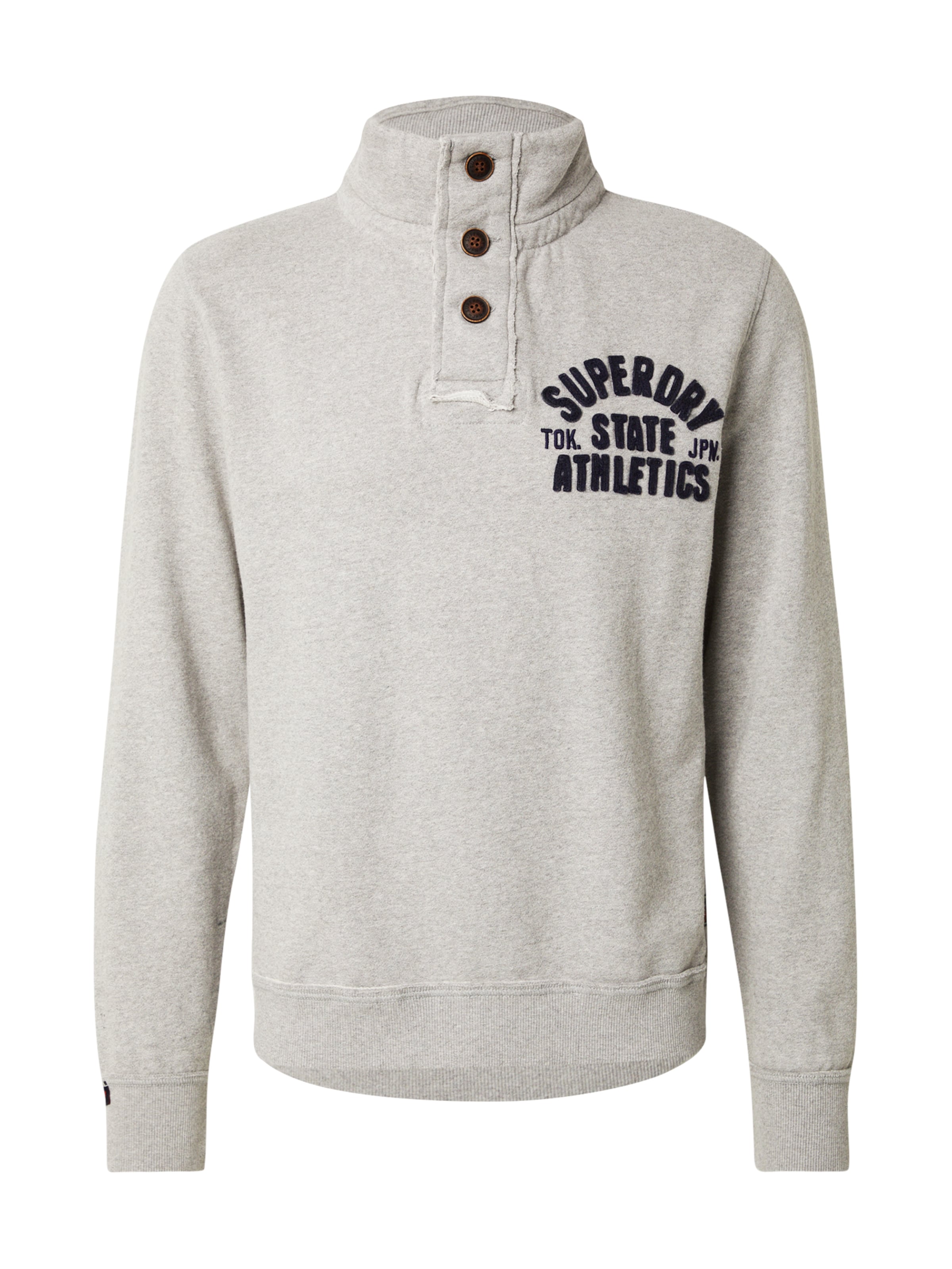 Superdry Суичър в сиво: отпред