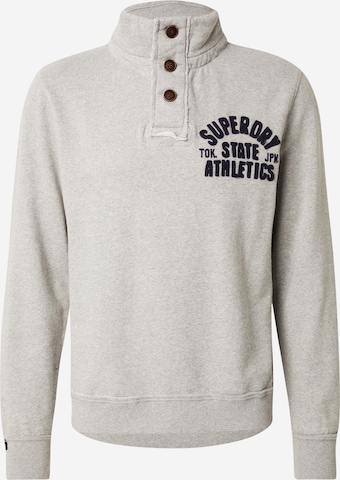 Superdry Collegepaita värissä harmaa: etupuoli