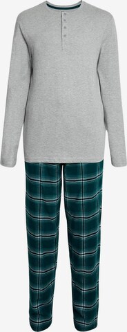 Marks & Spencer Pyjama lang in Grijs: voorkant