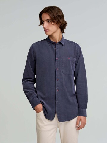 Regular fit Camicia di Scalpers in blu: frontale