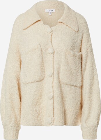 EDITED Cardigan 'Sintje' i beige: forside