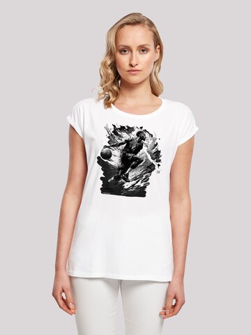 F4NT4STIC Shirt in Wit: voorkant