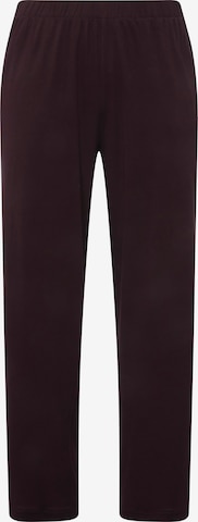 Ulla Popken Pajama Pants in Black: front