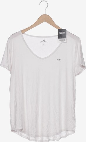 HOLLISTER T-Shirt L in Weiß: predná strana