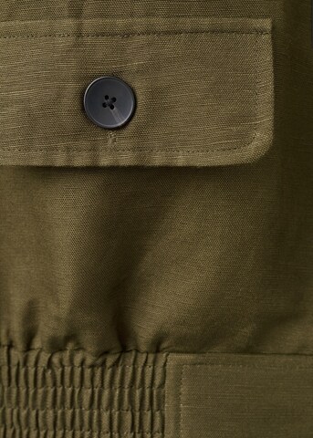 MANGO Between-Season Jacket 'Demi-h' in Green
