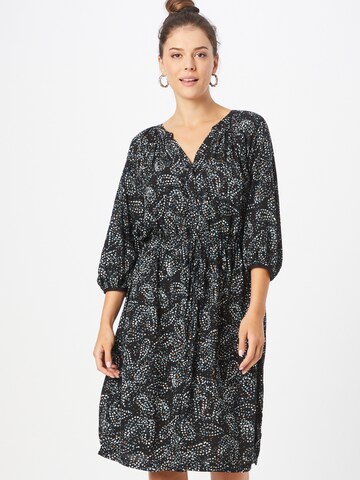 Robe-chemise s.Oliver en noir : devant