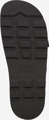 Karl Lagerfeld - Sapato aberto em preto