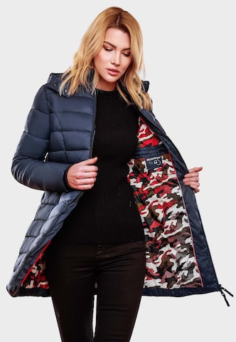 Manteau d’hiver 'Abendsternchen' MARIKOO en bleu