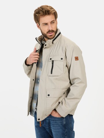 CAMEL ACTIVE Feldjacke aus reiner Baumwolle in Beige: Vorderseite