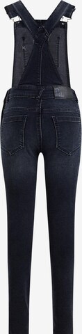 WE Fashion Skinny Latzhose in Blau