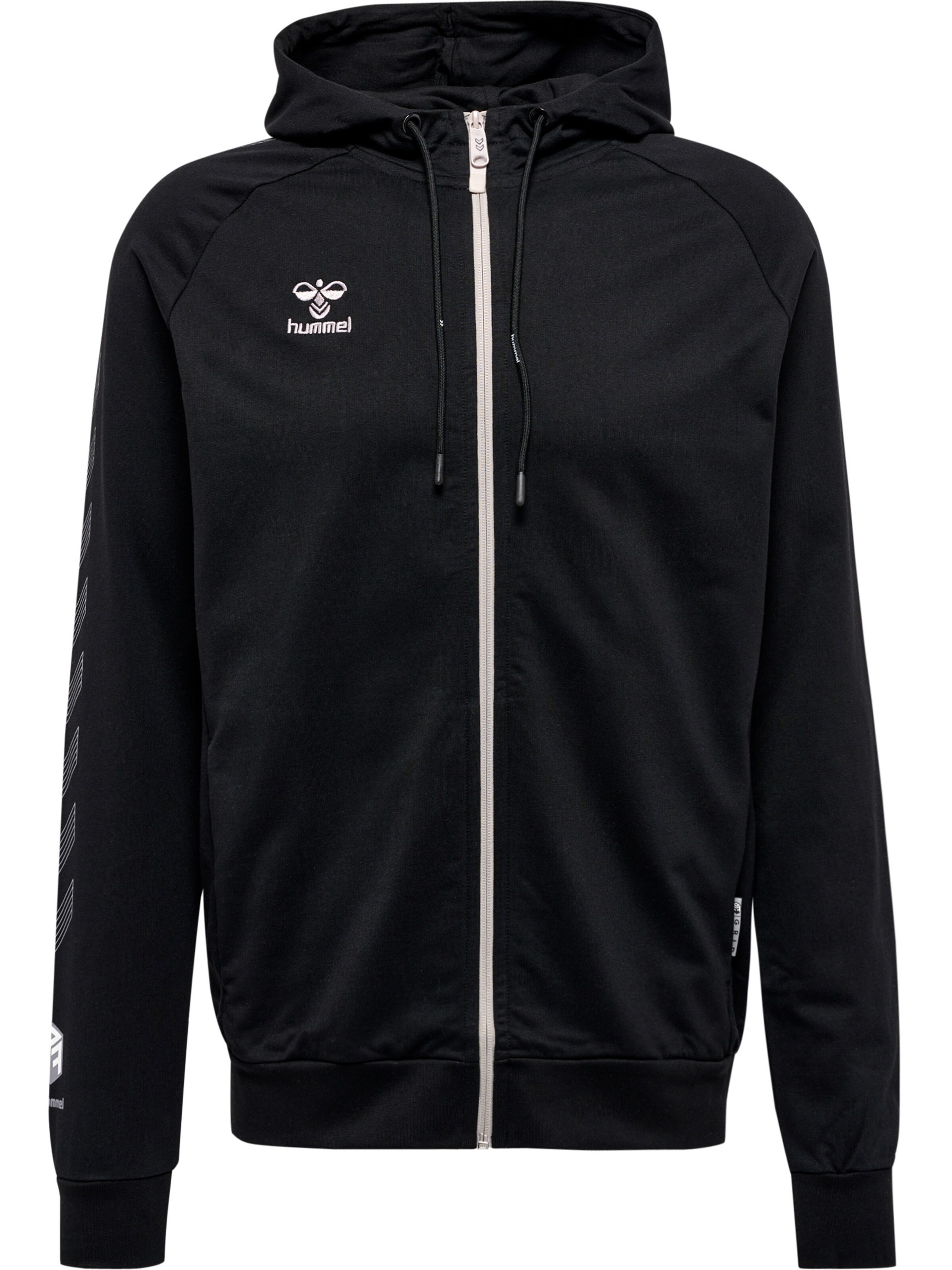 Hummel Sportsweatvest 'Move' in Zwart: voorkant