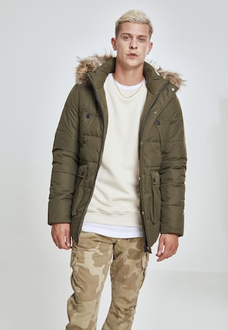 Veste d’hiver Urban Classics en vert : devant