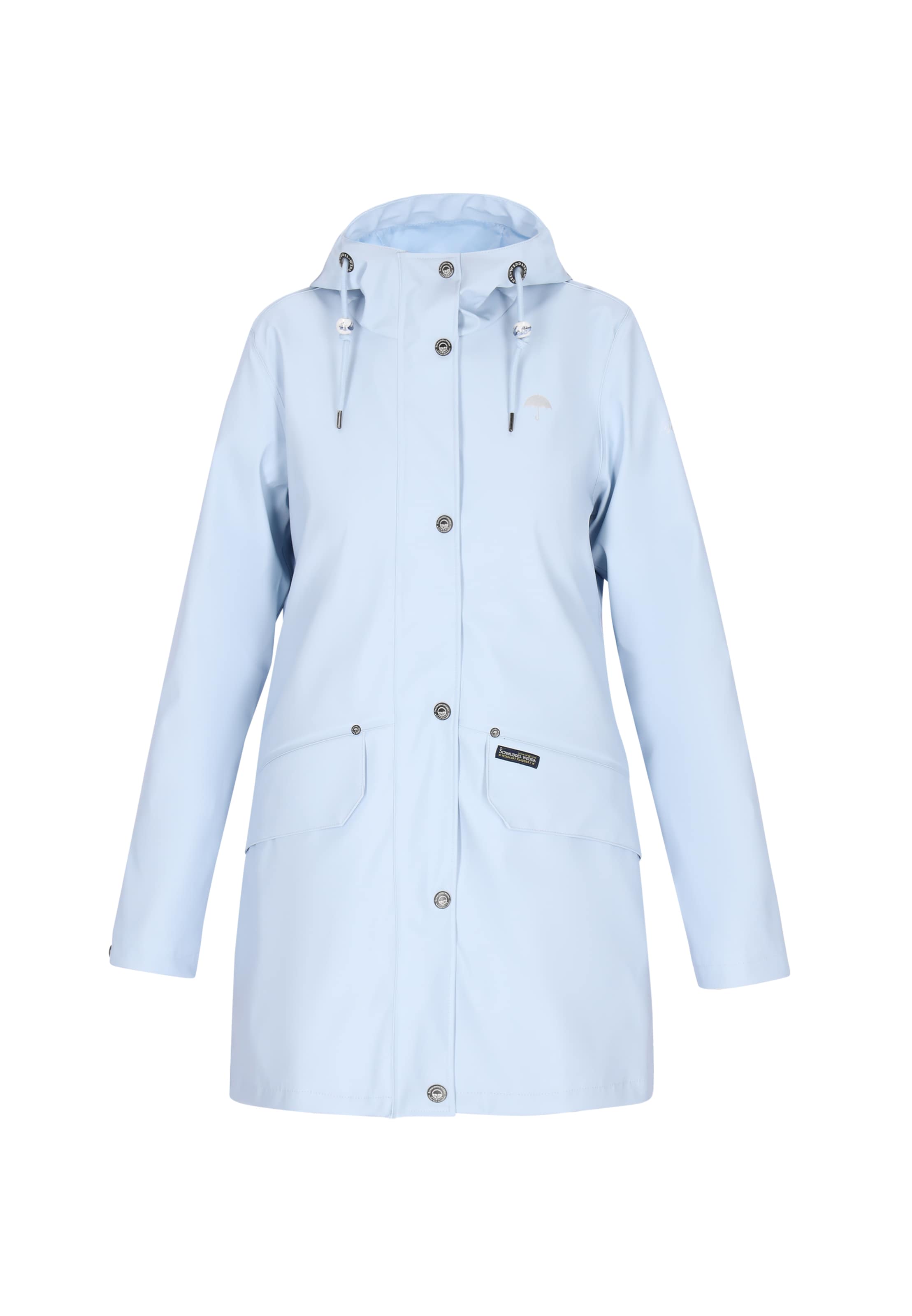 Schmuddelwedda - Abrigo funcional en azul: frente