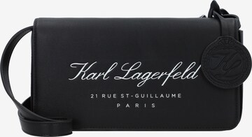 Borsa a tracolla di Karl Lagerfeld in nero: frontale