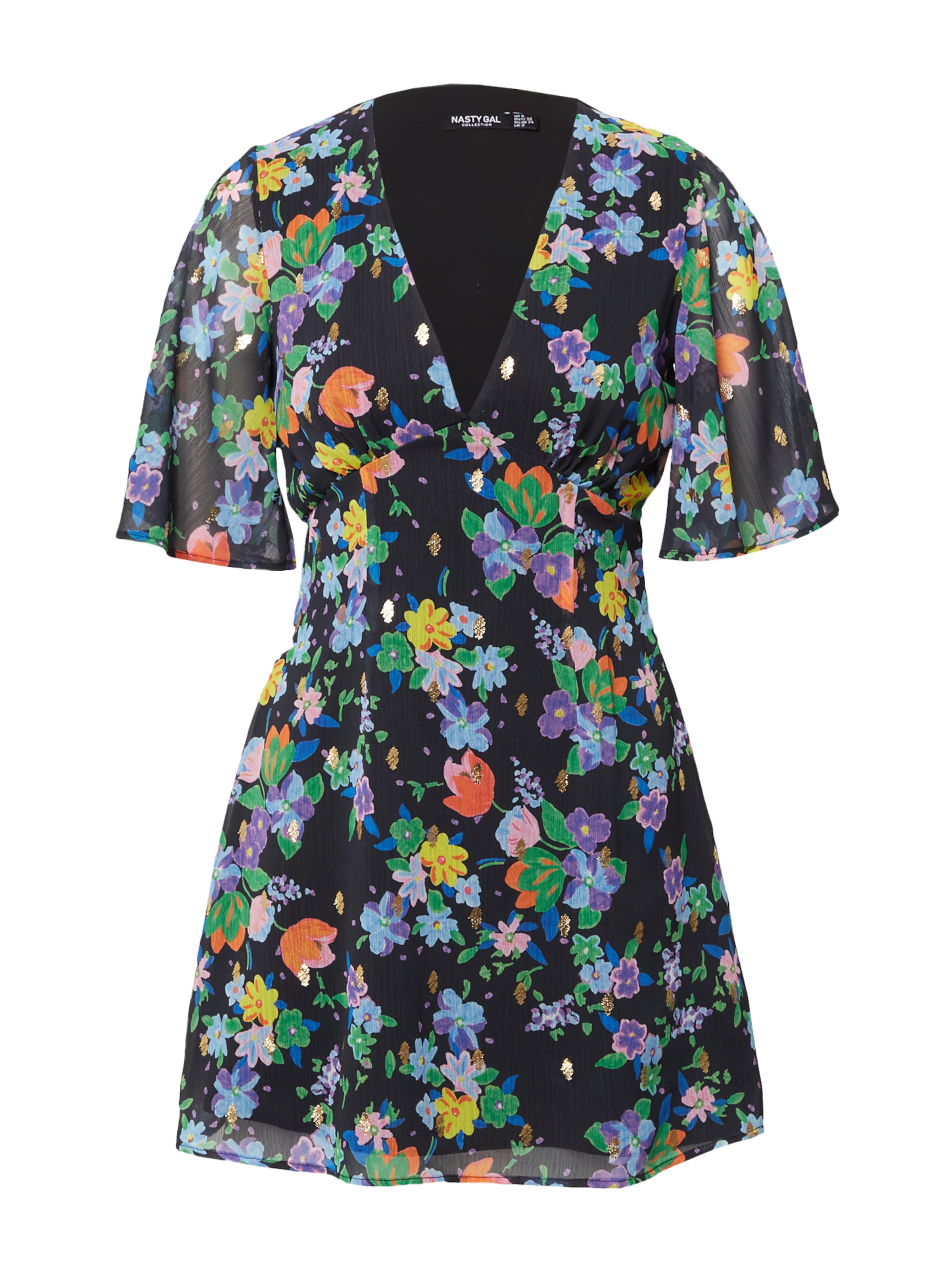 Nasty Gal Šaty – modrá: přední strana