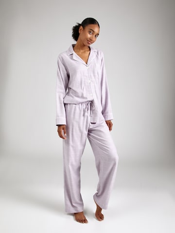 Lauren Ralph Lauren Pyžamo - fialová: predná strana