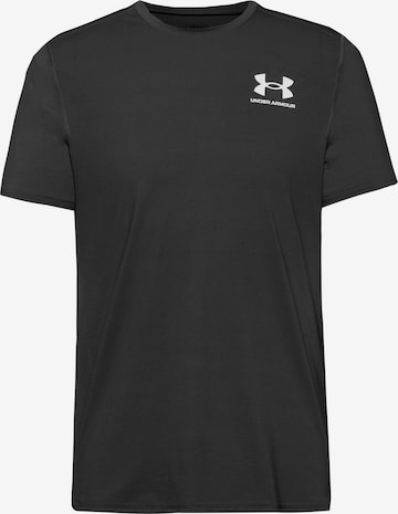 UNDER ARMOUR Funktionsshirt in Schwarz: Vorderseite