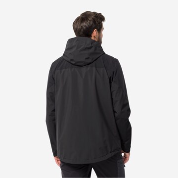 JACK WOLFSKIN Outdoorjacke 'Weiltal' in Schwarz