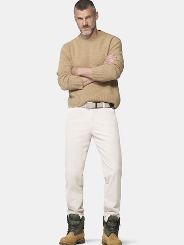 Regular Pantalon chino 'Bonn 2-3708' MEYER en blanc