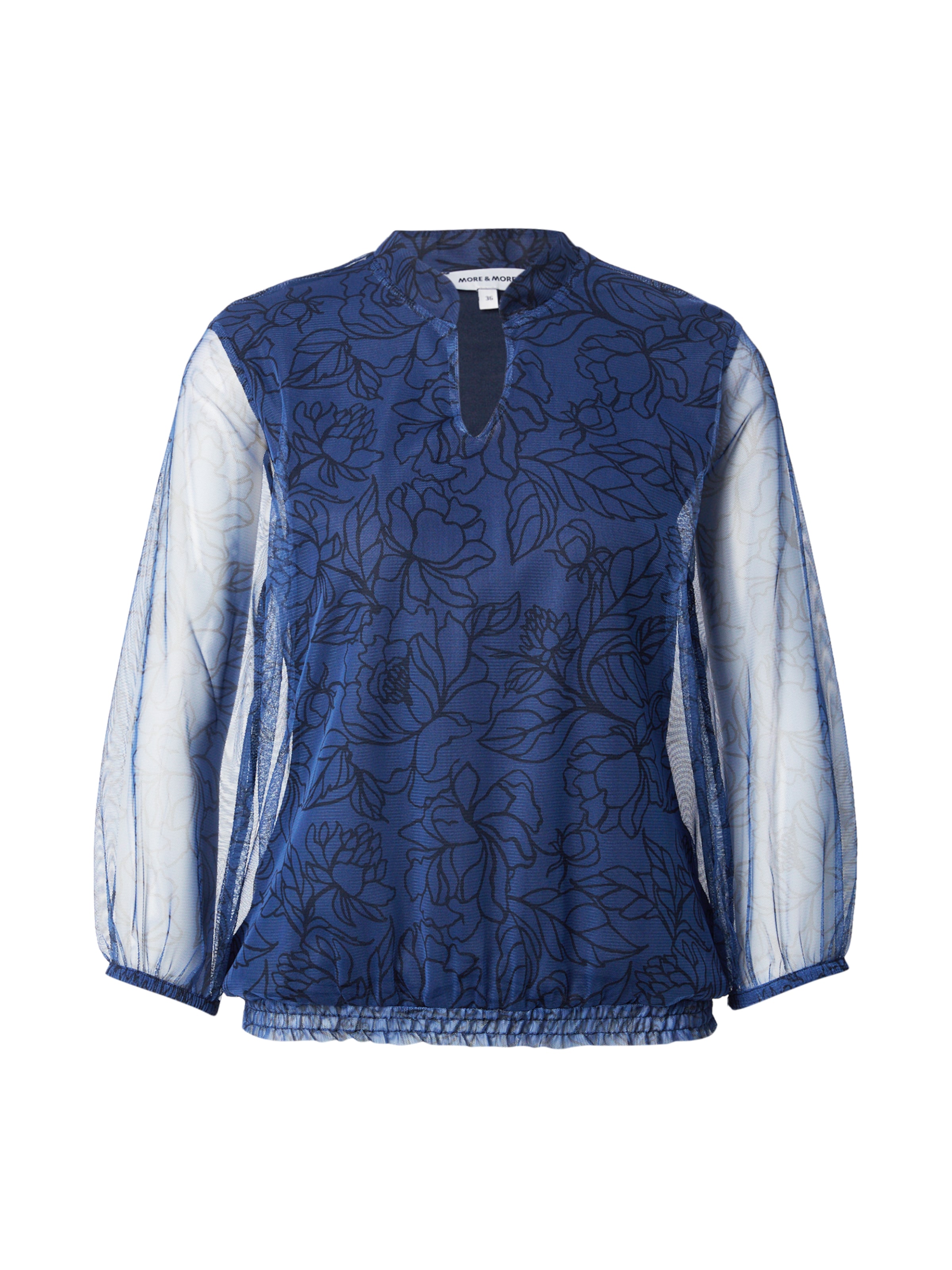 zils MORE &amp; MORE Blūze: no priekšpuses