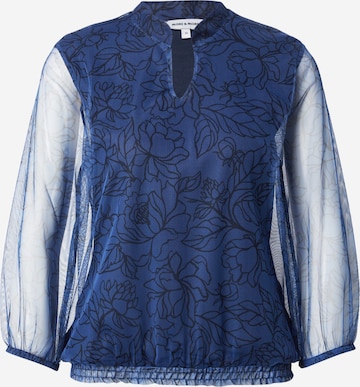 MORE & MOREBluza - plava boja: prednji dio