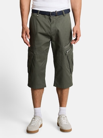 TOM TAILOR Regular Cargobroek 'Max' in Groen: voorkant