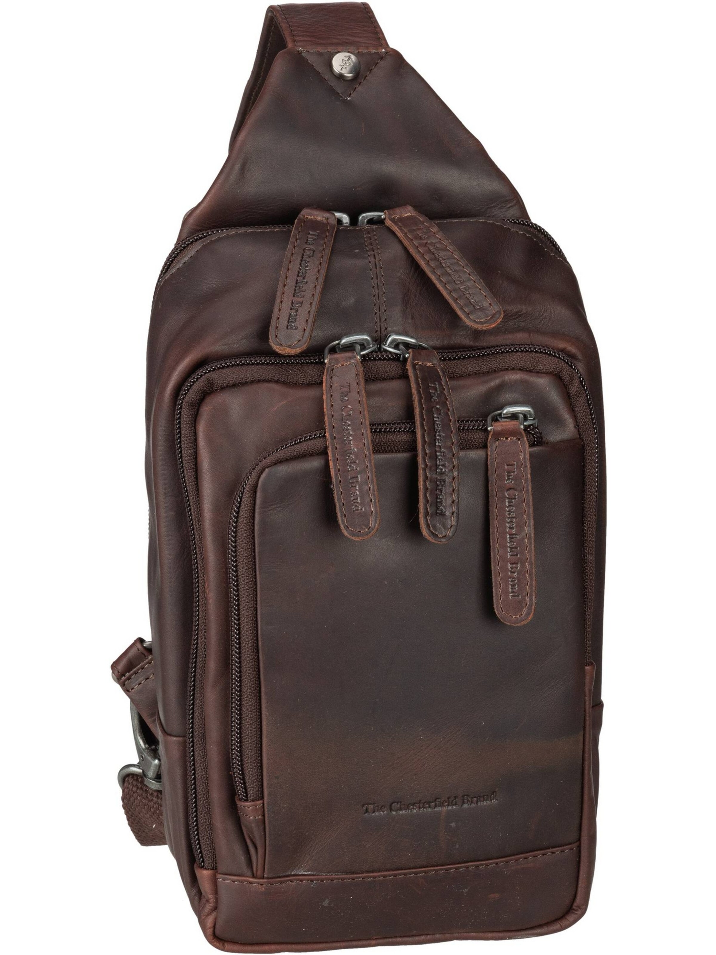 The Chesterfield Brand Backpack 'Riga' in Brown: front