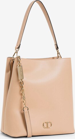 Twin Set Shoulder Bag in Brown: front