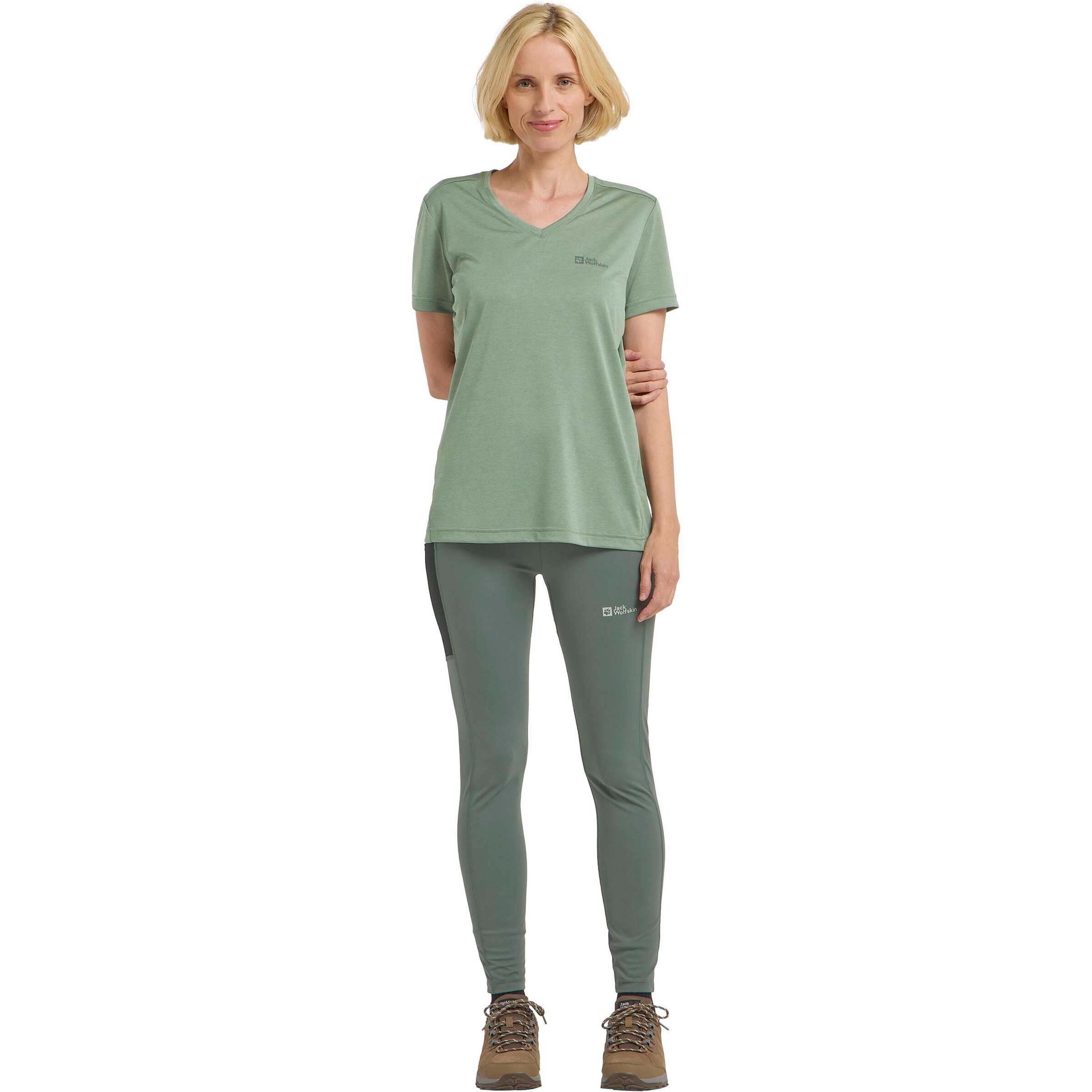 JACK WOLFSKIN Performance Shirt in Green