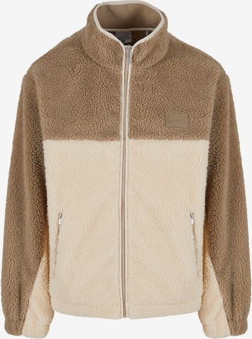 Karl Kani Fleecetakki värissä beige: etupuoli