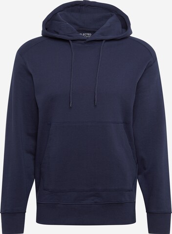 Sweat-shirt 'Jackson' SELECTED HOMME en bleu : devant