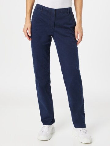 ESPRIT - regular Pantalón chino en azul: frente