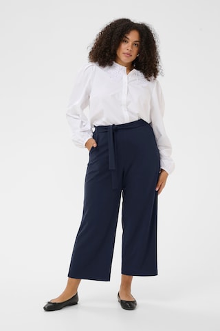 KAFFE CURVE - Loosefit Pantalón 'KCPheolo' en azul