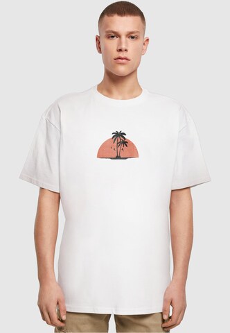 T-Shirt 'Summer - Beach' Merchcode en blanc : devant