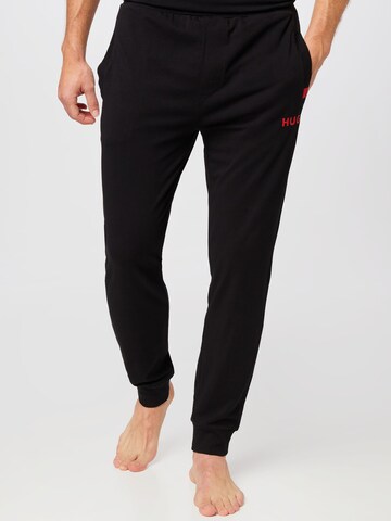 HUGO Pidžaamapüksid, värv must: eest vaates