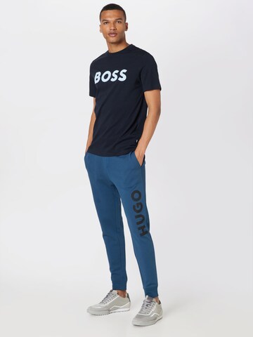 Effilé Pantalon 'Dutschi' HUGO en bleu