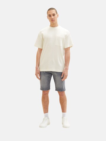 TOM TAILOR DENIM Regular Shorts in Grau