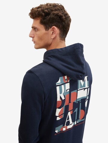 TOM TAILOR Sweatshirt i blå