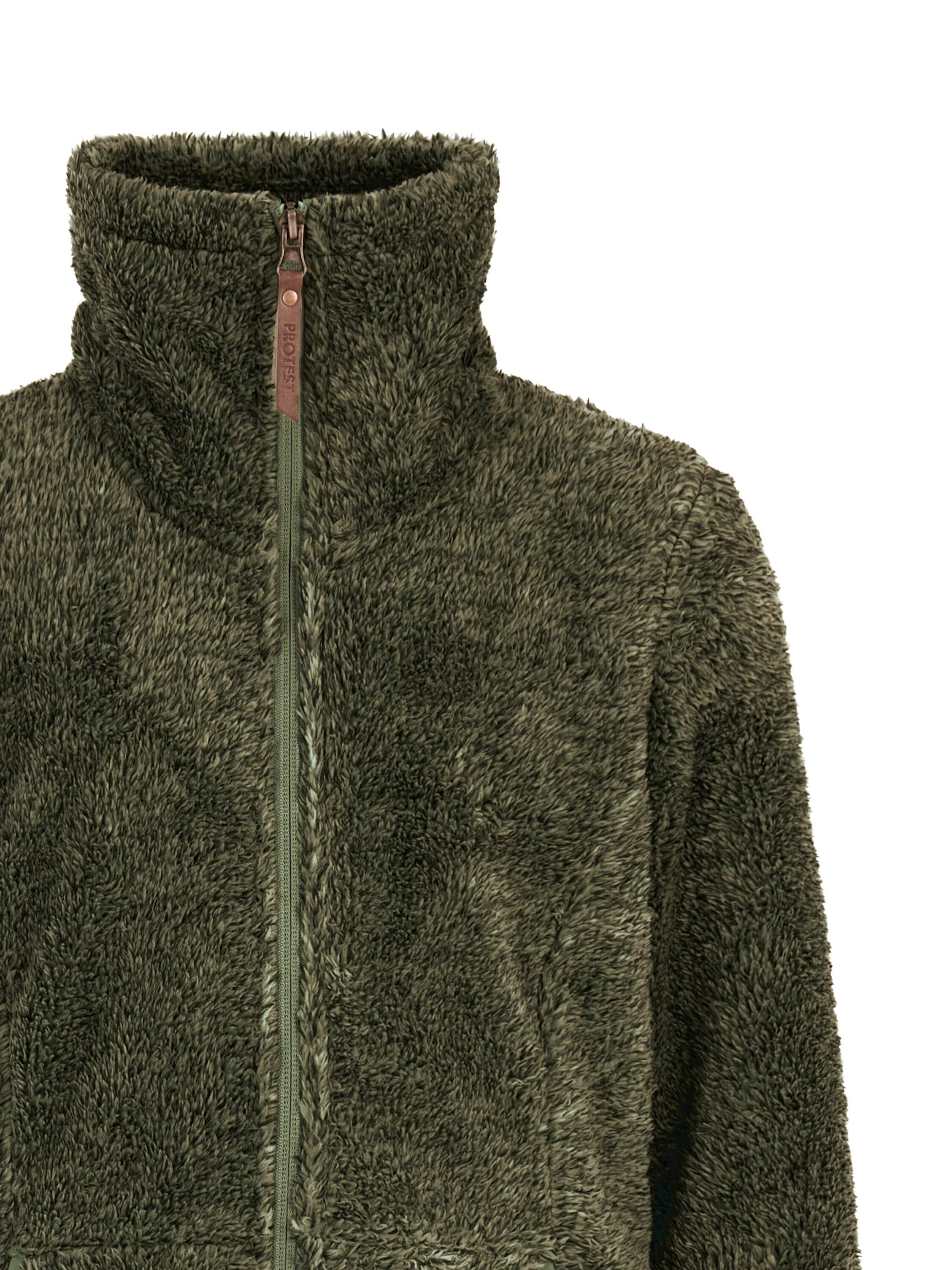 PROTEST Fleece jacket 'Riri JR' in Green
