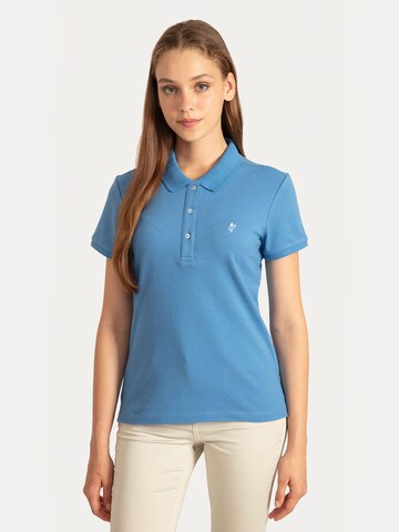 Jacey Quinn Shirt in Blau: Vorderseite