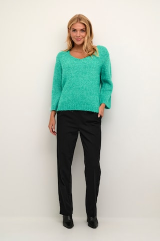 Pull-over 'Alioma' Kaffe en vert