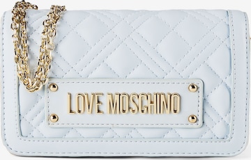 Love Moschino Schoudertas 'Quilted' in Blauw: voorkant