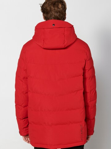 Veste d’hiver KOROSHI en rouge