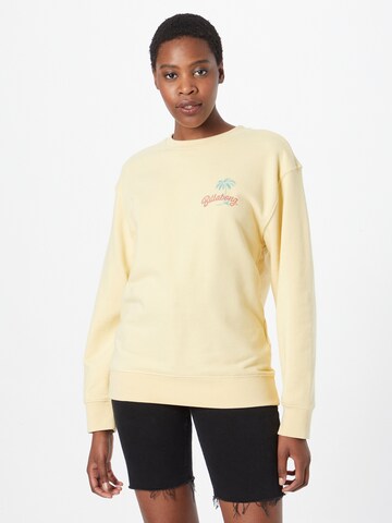 BILLABONG Sweatshirt 'AFTER SURF' in Gelb: predná strana