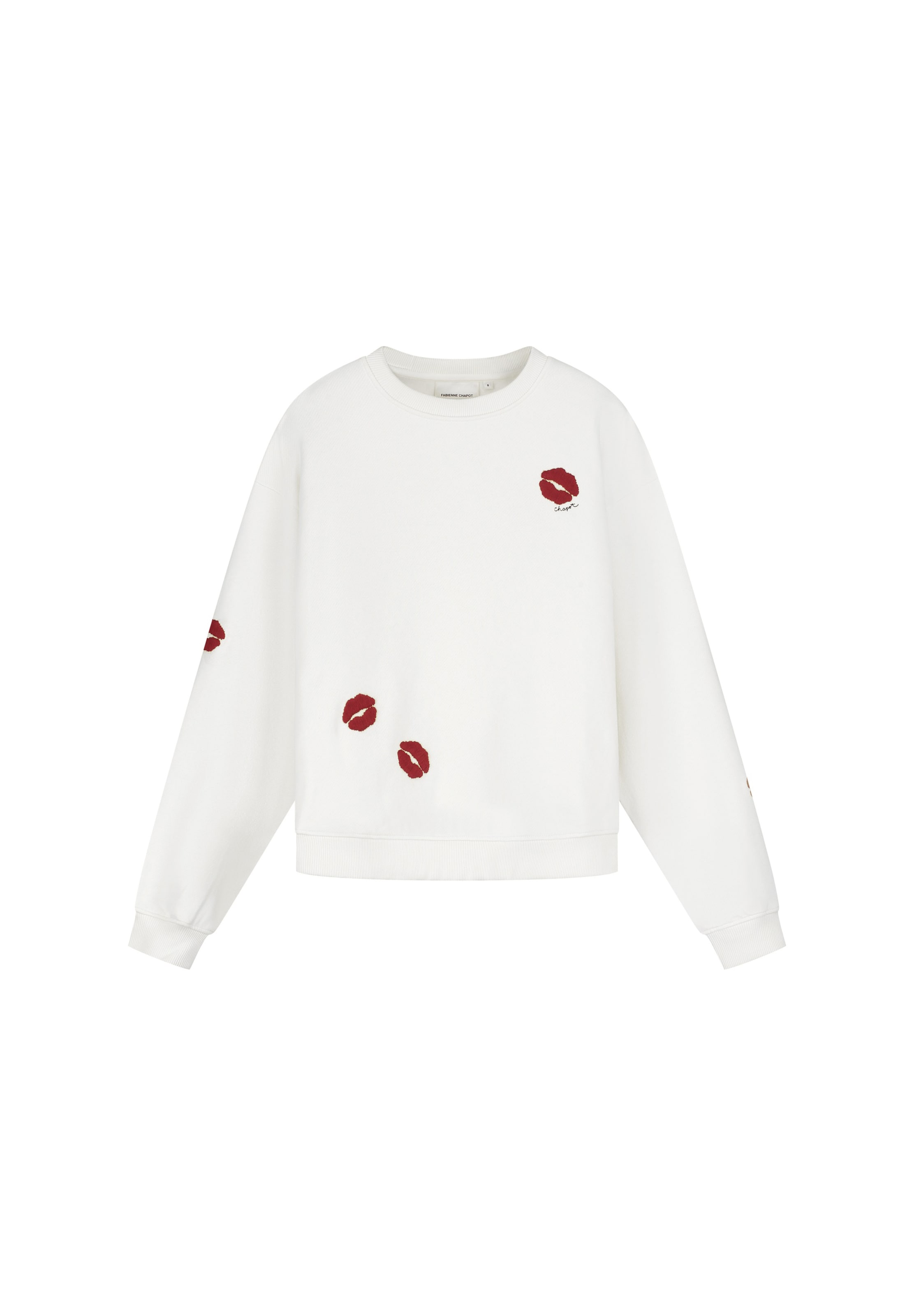 Fabienne Chapot Sweatshirt in Wit: voorkant