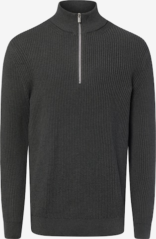 Pull-over Nils Sundström en gris : devant
