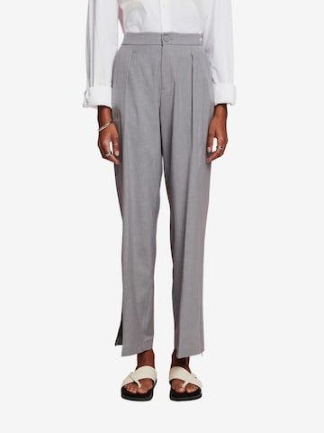 Loosefit Pantalon à plis ESPRIT en gris