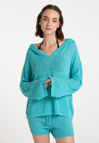 Pull-over IZIA en bleu : devant